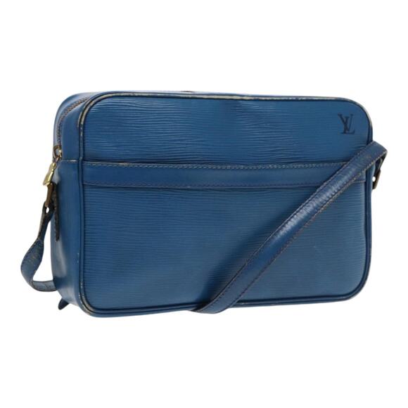 LOUIS VUITTON Epi Trocadero 27 Shoulder Bag Blue M52315 - Picture 1 of 16